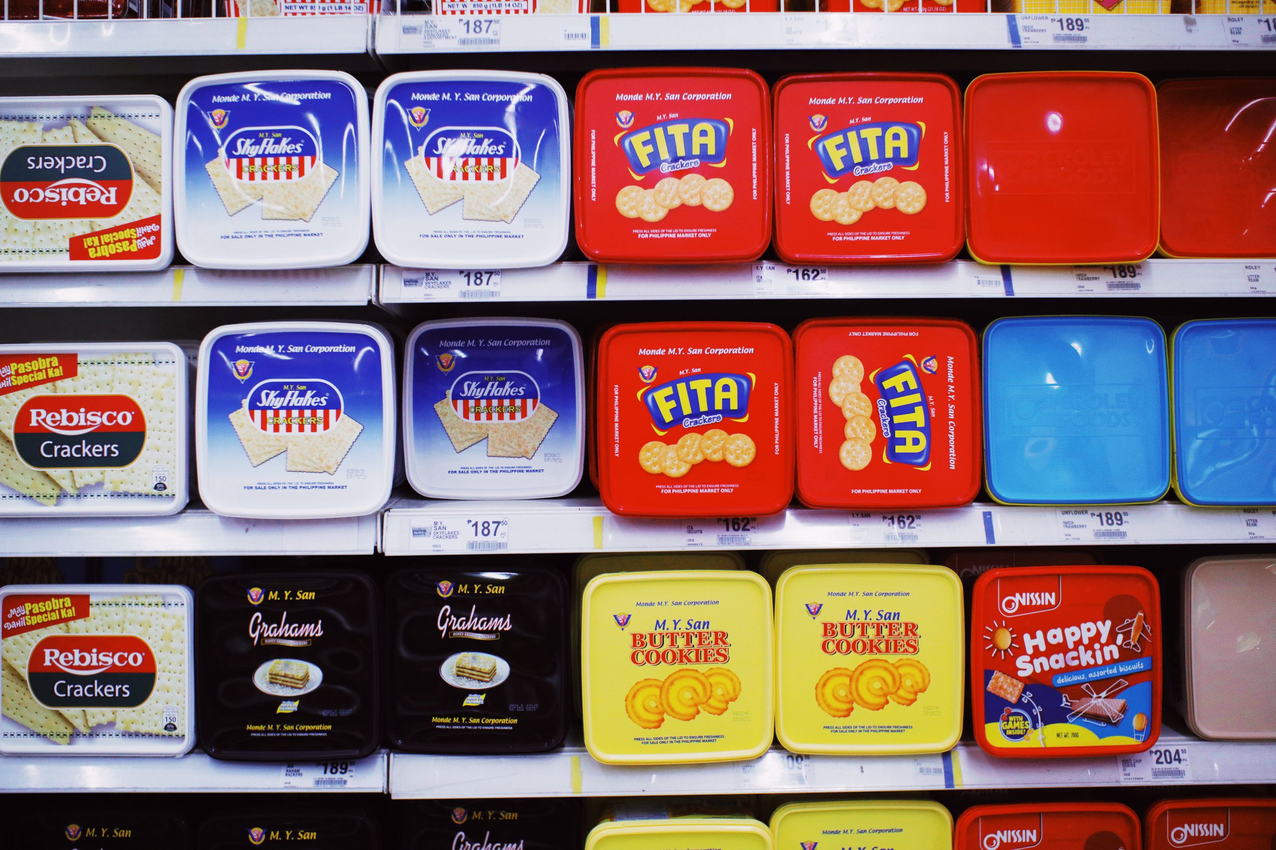 Box of assorted cookies